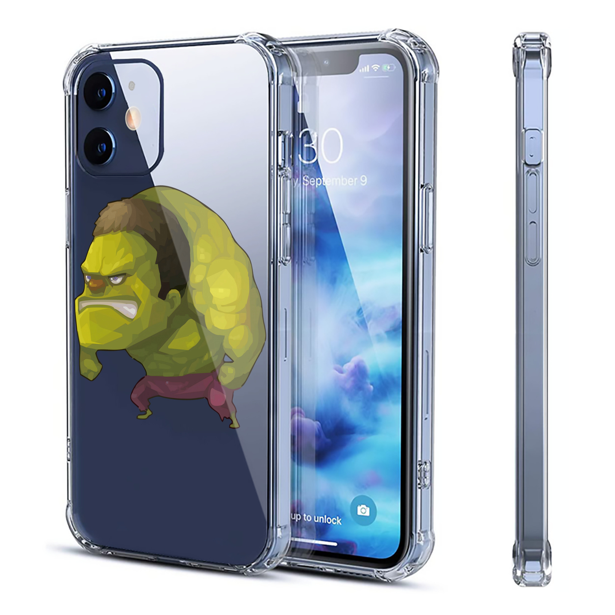（画像用） アベンジャーズ The Avengers 【iPhone 12シリーズ対応】透明スマホケース（クリアソフトケース）